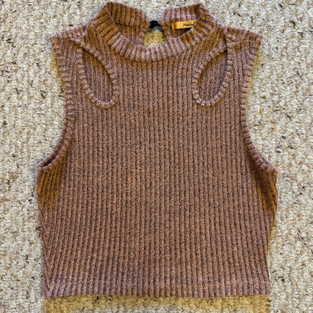 *3 for $9* High Neck Cropped Top